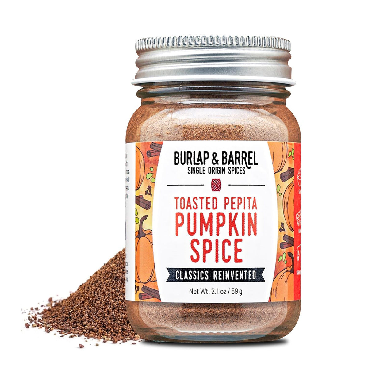 Burlap & Barrel Black Garlic Powder – Rich, Savory Flavor – Perfect for Roasted Proteins & Vegetables – Black Garlic Seasoning – As Seen On Shark Tank - 2.2oz Jar