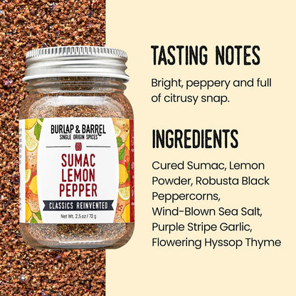 Burlap & Barrel Black Garlic Powder – Rich, Savory Flavor – Perfect for Roasted Proteins & Vegetables – Black Garlic Seasoning – As Seen On Shark Tank - 2.2oz Jar