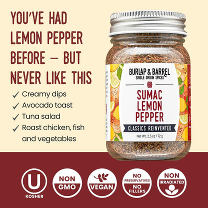 Burlap & Barrel Black Garlic Powder – Rich, Savory Flavor – Perfect for Roasted Proteins & Vegetables – Black Garlic Seasoning – As Seen On Shark Tank - 2.2oz Jar