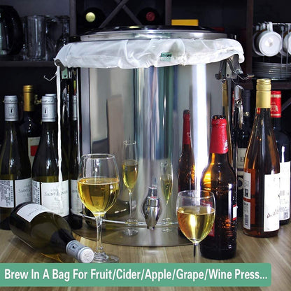 Brew Bag Reusable 22"×26" 250 Micron Fine Mesh Bag for Beer