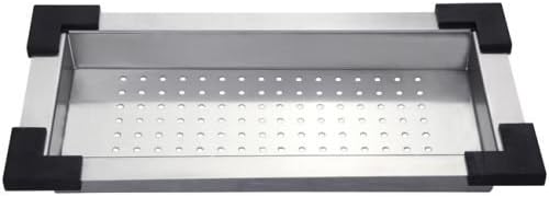 Stainless Steel 16.75 in Workstation Kitchen Sink Colander CS-6