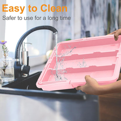 Large Utensil Drawer Organizer for Kitchen, Expandable Silverware Organizer Utensil Holder, Cutlery and Flatware Cooking Tray, Kitchen Drawer Organizers and Storage with Removable Knife Block, Black