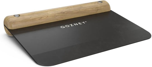 Dough Cutter, Wood Handle Pizza Dough Cutter, Stainless Steel | Tapered Blade Length 6 1/2" Bench Scraper and Chopper
