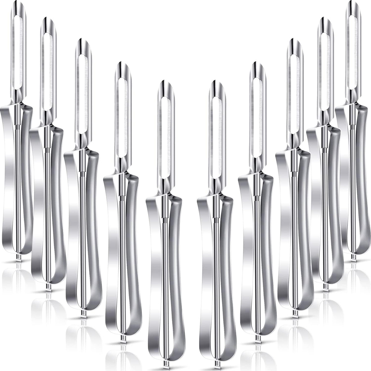 5 Pcs Potato Peeler Vegetable Stainless Steel Rotary Peeling Tools