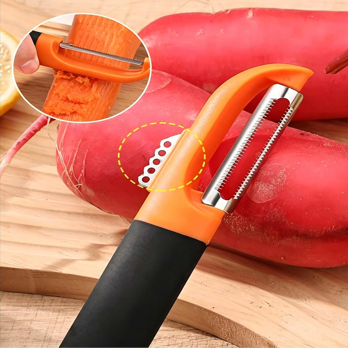 Vegetable Peeler Anti-slip handle Stainless Steel for Potato Apple
