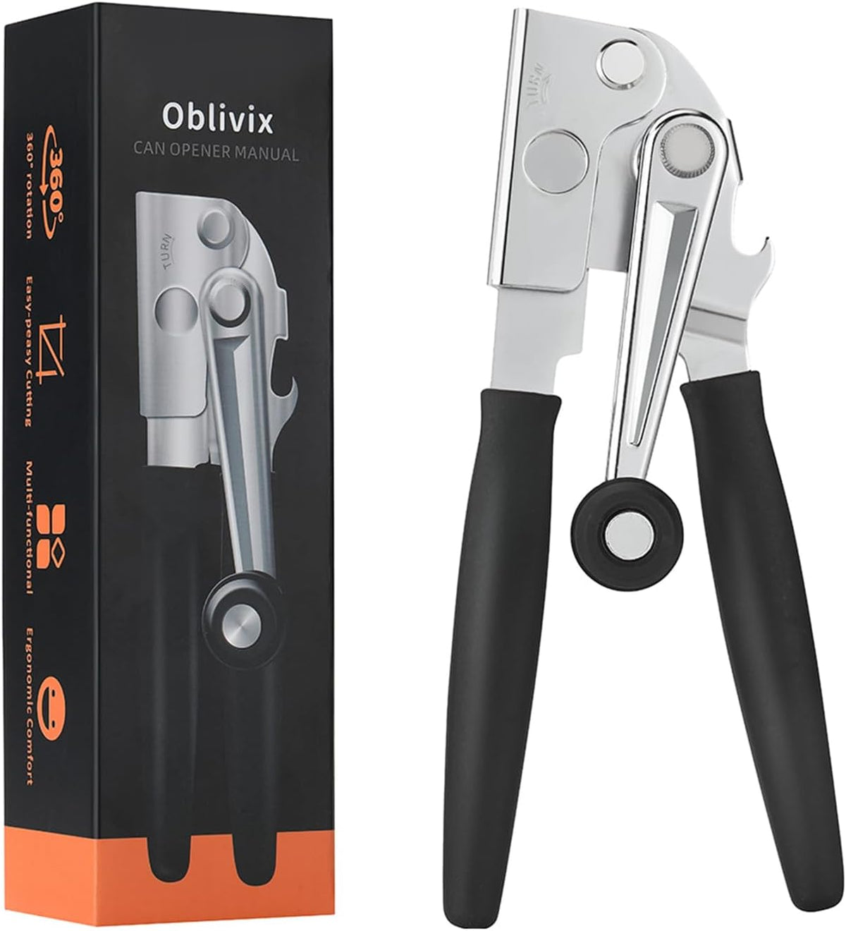 Commercial Heavy Duty Manual Crank Can Opener for Large Cans
