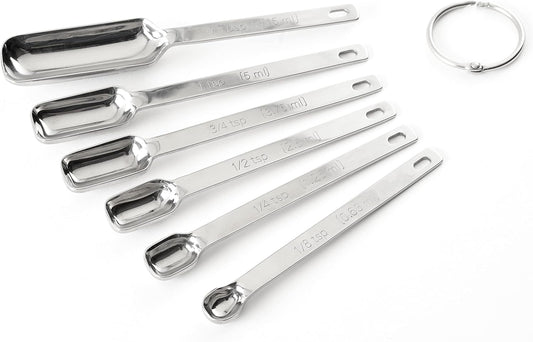 3060 Stainless Steel Measuring Spoons, Set of 6