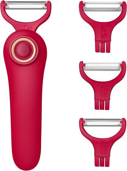 3-in-1 Electric Peeler | Auto Blade for Fruits/Vegetables