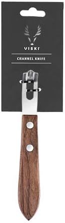 Citrus and Cheese Grater, Stainless Steel Rasp Grater Zester with Acacia Wood Handle for Lemons, Oranges, Nutmeg & Cheese, Elegant Kitchenware for Cocktails, Cooking, & Bartender Gifts, Set of 1