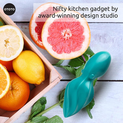 OCTO Lemon Juicer Hand - Easy to Hold Lemon Squeezer Manual for Lemon, Lime, Oranges - BPA Free, Dishwasher Safe Citrus Juicer Hand Press Manual - Fun Kitchen Gadgets & Tools