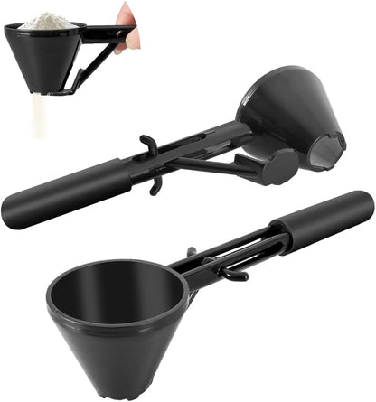 Measuring Scoop with Funnel for Filling Water Bottles with Protein Powder Milk Powder Filling Resuable K Cup Coffee Capsule with Coffee Grounds