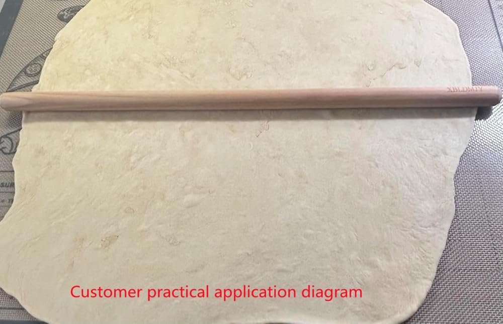 Rolling Pins For Baking Ultra Thin,3/4 Inch Diameter,Long 19 .7Inch,(50 * 2 cm)