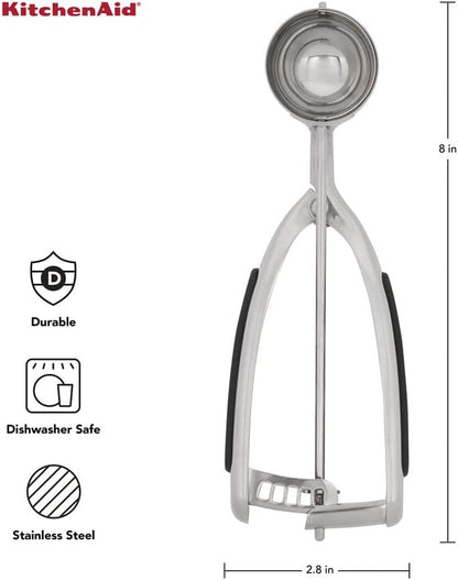 KitchenAid KO148OHOBA Gourmet Cookie Dough Scoop, Black