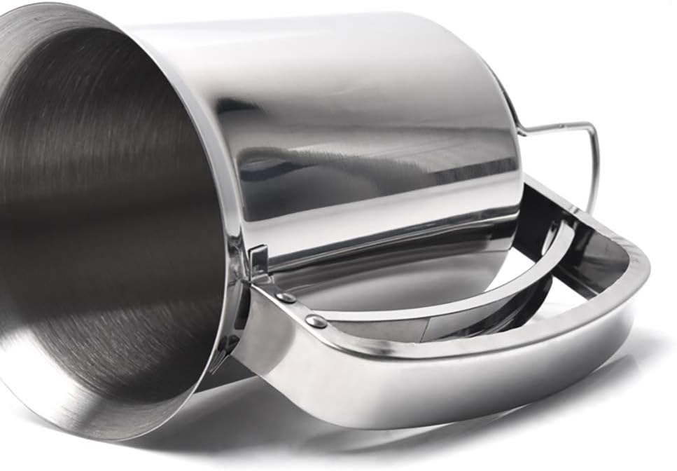 Handheld stainless steel batter dispenser, cupcake batter separator, baking tools (Size: 6.4 inches long x 4.1 inches wide)