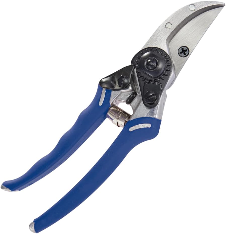 Dramm ColorPoint Stainless Steel Compact Garden Pruning Shears, Hand Pruner, Garden Clippers, with Heavy Duty Blade and Easy grip Handle, Yellow