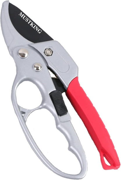 Premium Germany Pruning Shears, Work 3 Times Easier, Pruners Heady Duty, Sharp Garden Clippers Cut Fresh Flower, Hedge, Herb, Indoor Plants, Gardening Tools Scissors, Arthritis Weak Hand Snips