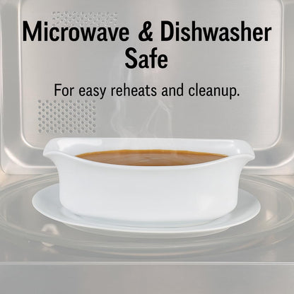 HIC Kitchen Roasting Fat Separator Gravy Strainer, Borosilicate Glass, 32-Ounces, For Stress-Free Holiday Meal Prep and Serving
