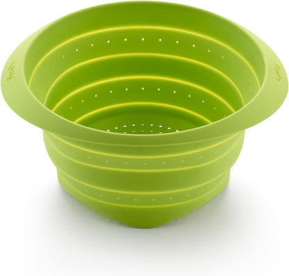 Lekue Collapsible Colander, Green