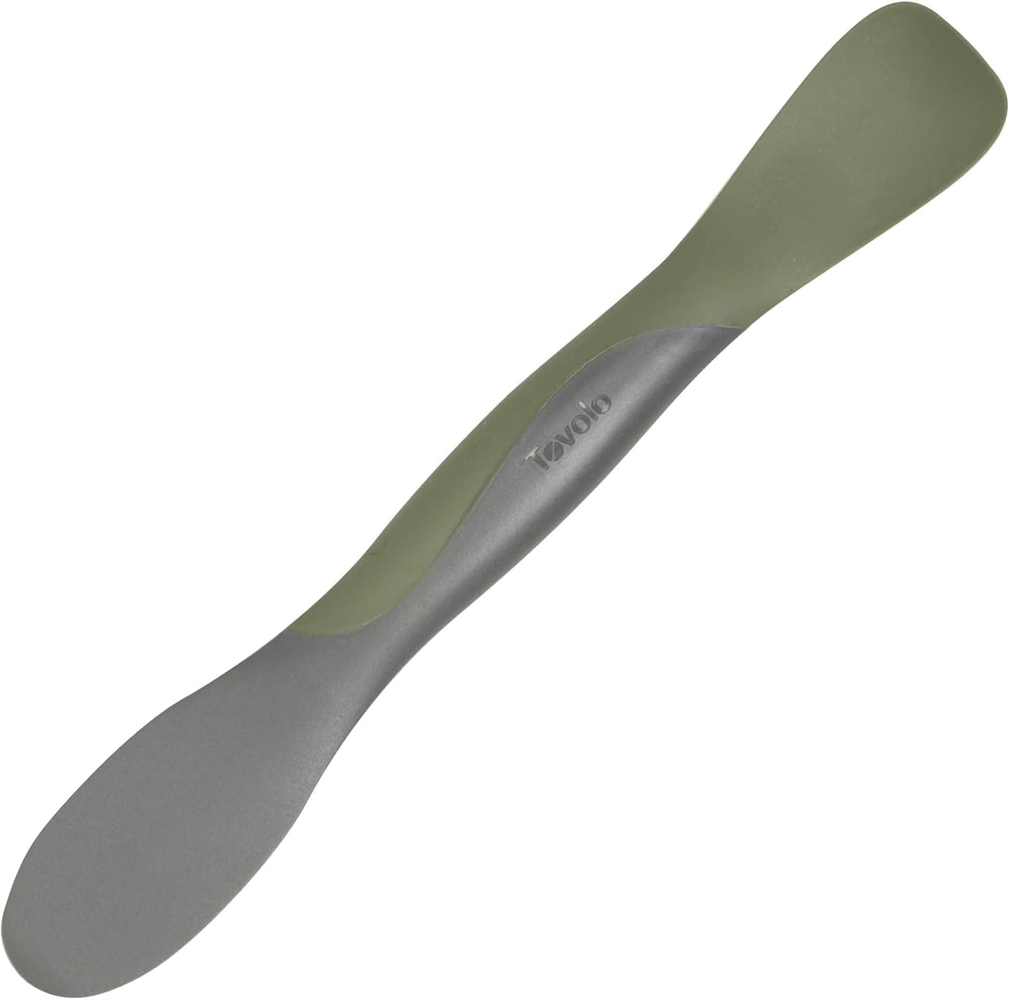 Tovolo Tool for Kitchen Meal Prep to Scoop Spread Slice and Scrape,White/Gray