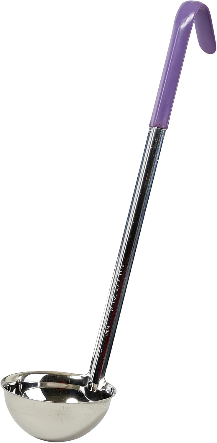 Winco Stainless Steel Ladle, 8-Ounce