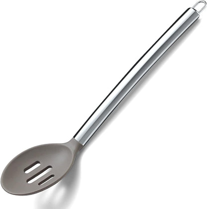 Berglander Skimmer, Non-stick Silicone Strainer, Kitchen Cooking Skimmers For Non-Stick Cookware, Dishwasher Safe, Easy to Clean