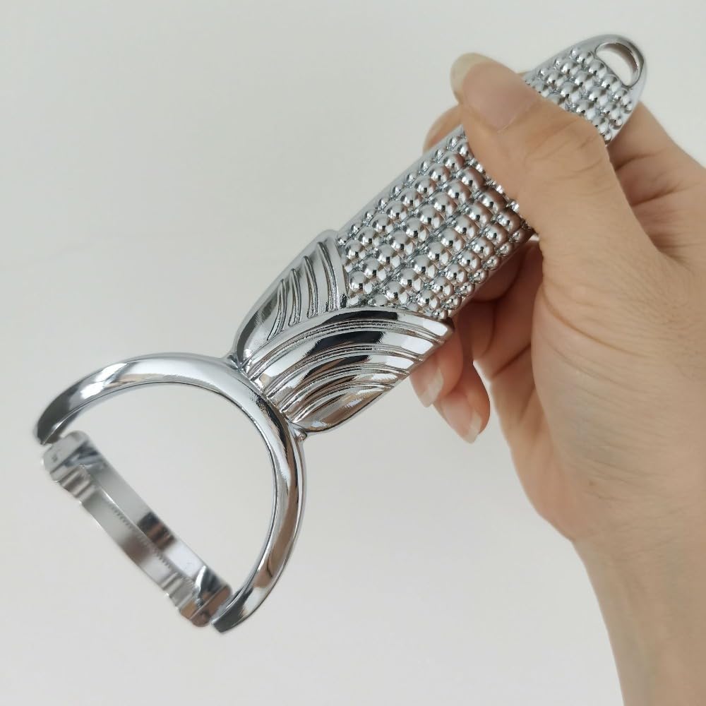 Duty Zinc Alloy Corn Stripper, Multi Function Corn Kerneler Creamer Tool Efficient Corn Peeler, Remover for Fresh Sweet Corn Vegetables Fruits