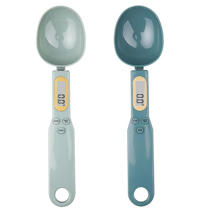 Spoon Digital Measuring Scale 500g 0.1g LCD, Dark Green