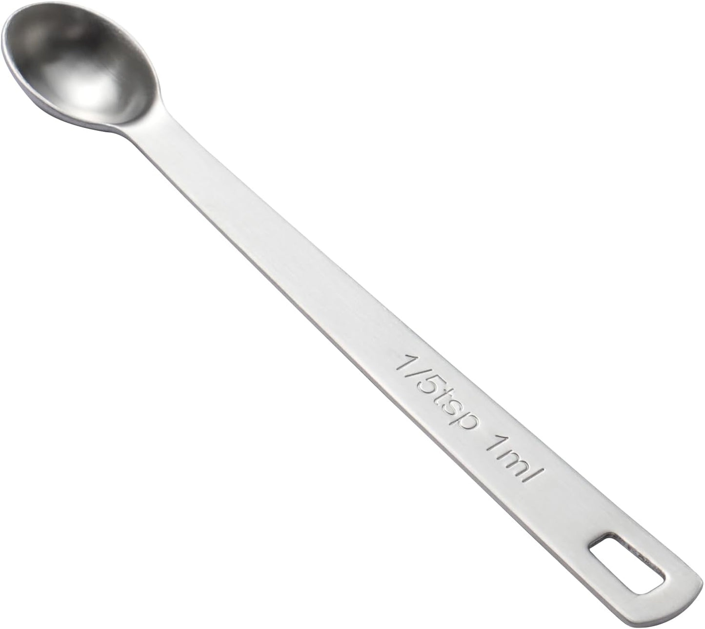 2PCS 1/8 Teaspoon(1/8tsp, 0.625 ml, Dash) Single Tiny Measuring Spoon, Small Individual Stainless Steel Measure Spoons Only