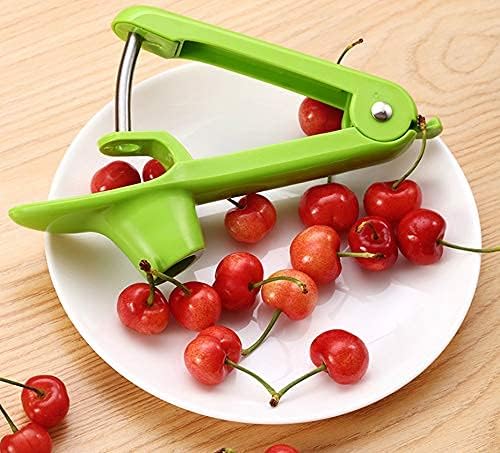 Cherry Pitter Tool, Cherry Pit Remover Tool, Cherry Picker, Fruit Core Remover Design for Make Delicious Cherries Dishes and Cocktail Cherries (Black)