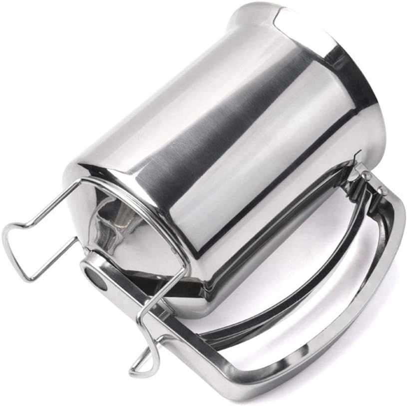 Stainless Steel Pancake Cupcake Batter Dispenser - Great for Cupcakes Belgian Waffles Crepes Muffin Baking (800ml)