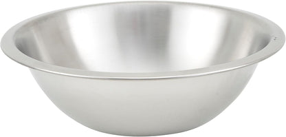 Winco 8 Quart Heavy-Duty Stainless Steel Mixing Bowl with Non-Slip Base