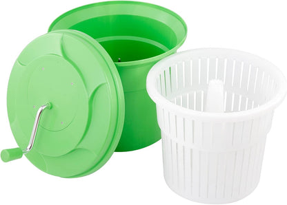 Wutfly 5 Gallon Large Commercial Manual Salad Spinner/Dryer