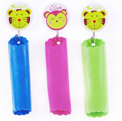 3pcs Silicone Garlic Cloves Peeler Skin Remover Press Roller Kitchen Tool Random Color