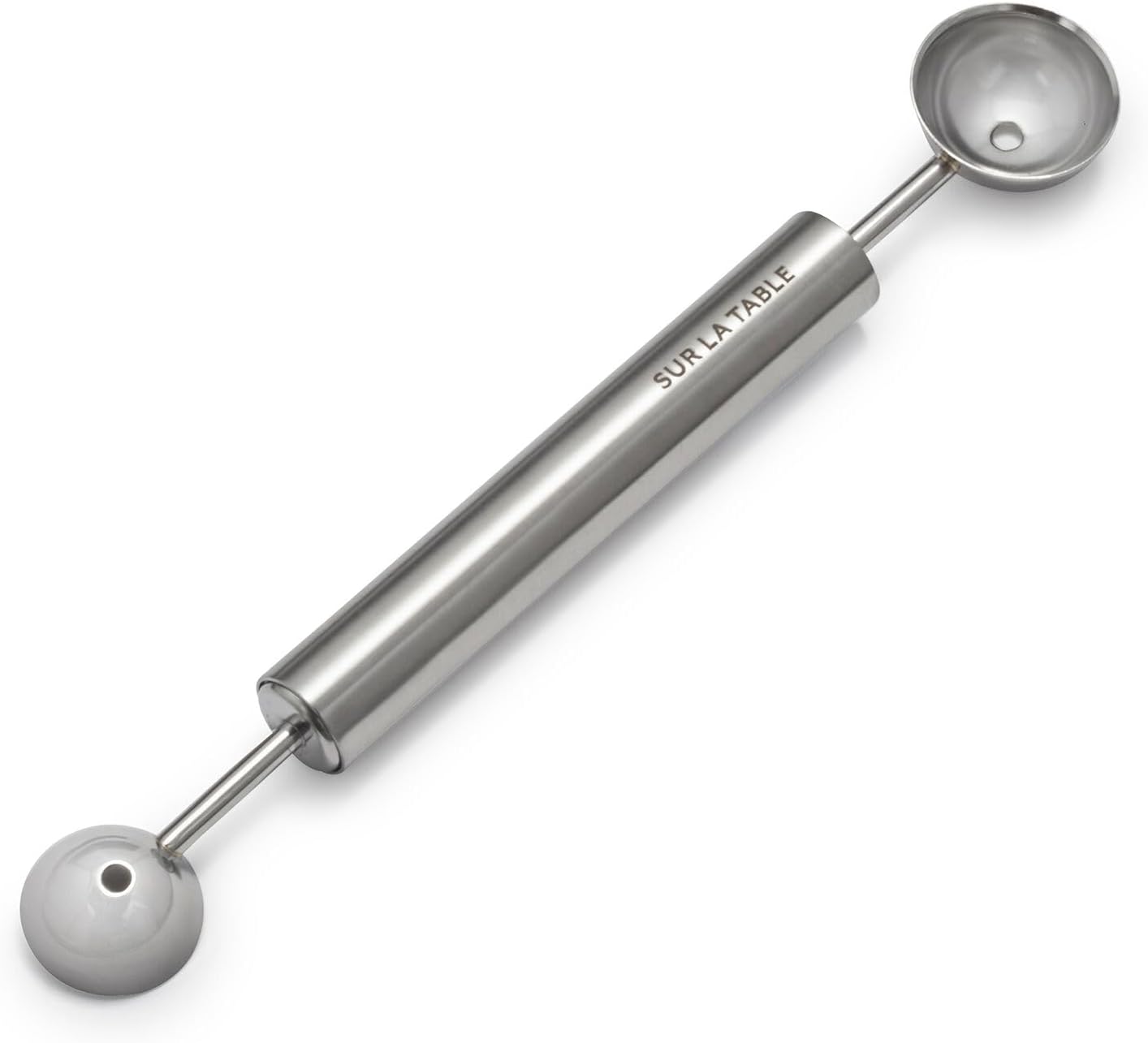 Sur La Table Stainless Steel Dual Melon Baller, Silver