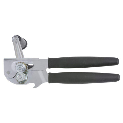 HUBERT Manual Can Opener Stainless Steel Easy Crank-Style - 8 1/4"L x 2 1/4"W x 4 3/10"H