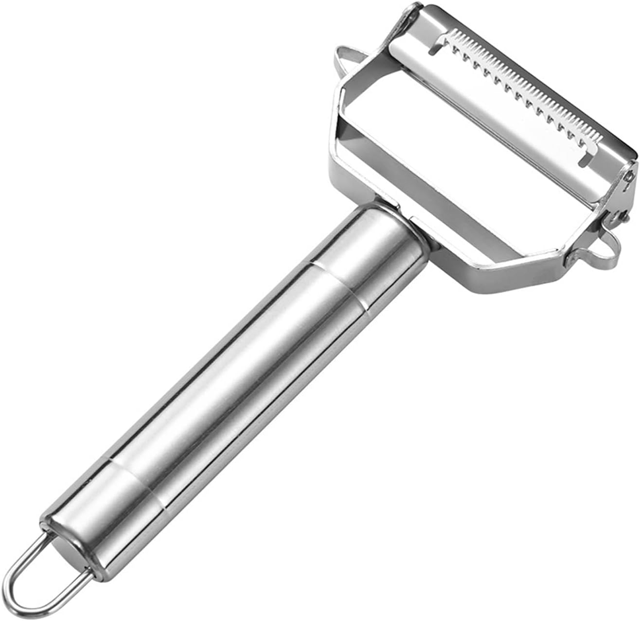 Vegetable Peeler,Julienne Cutter, Stainless Steel Dual Blade Fruit Peeler Slicer Shredder, 2 in 1 Kitchen Peeling Tool for Potato Carrot Cucumber Fruit