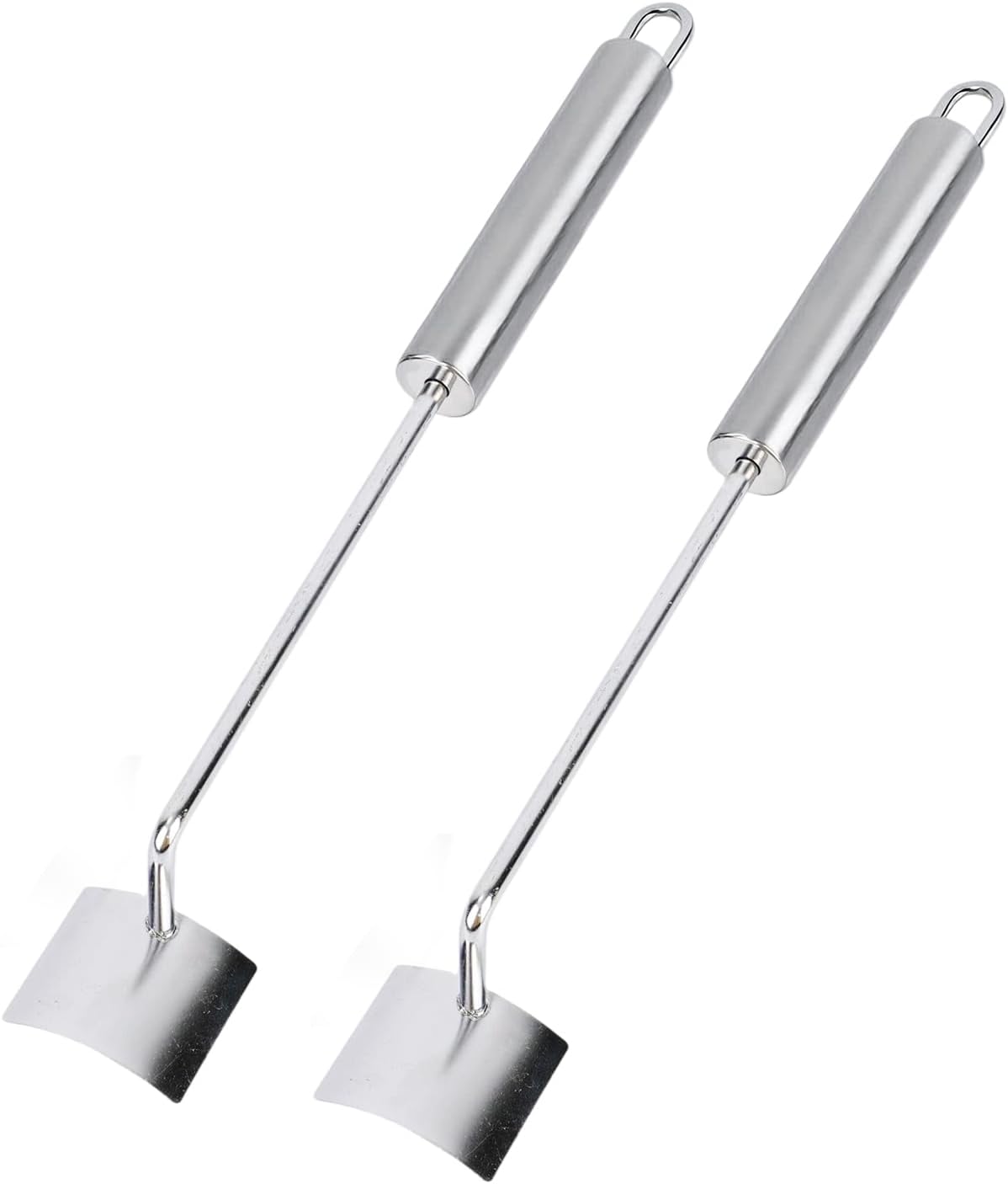 2pcs Long Handle Corn Stripping Tool, Stainless Steel Corn On The Cob Remover Peeler Stripper Kernel Scraper Cutter Husker Shucker Sheller for Home Kitchen Restaurant BBQ