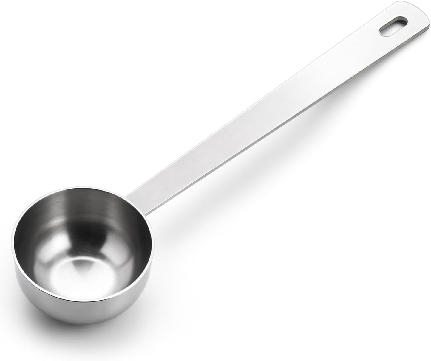 Sugar Spoon Metal Tablespoon 1 Tablespoon Measuring Spoons 15ml Stainless Steel Coffee Scoop 1 Tbsp Scoop Measure Spoon Metal Tbsp Scoops 4.3 in Handle for Coffee Tea Sugar (Silver)