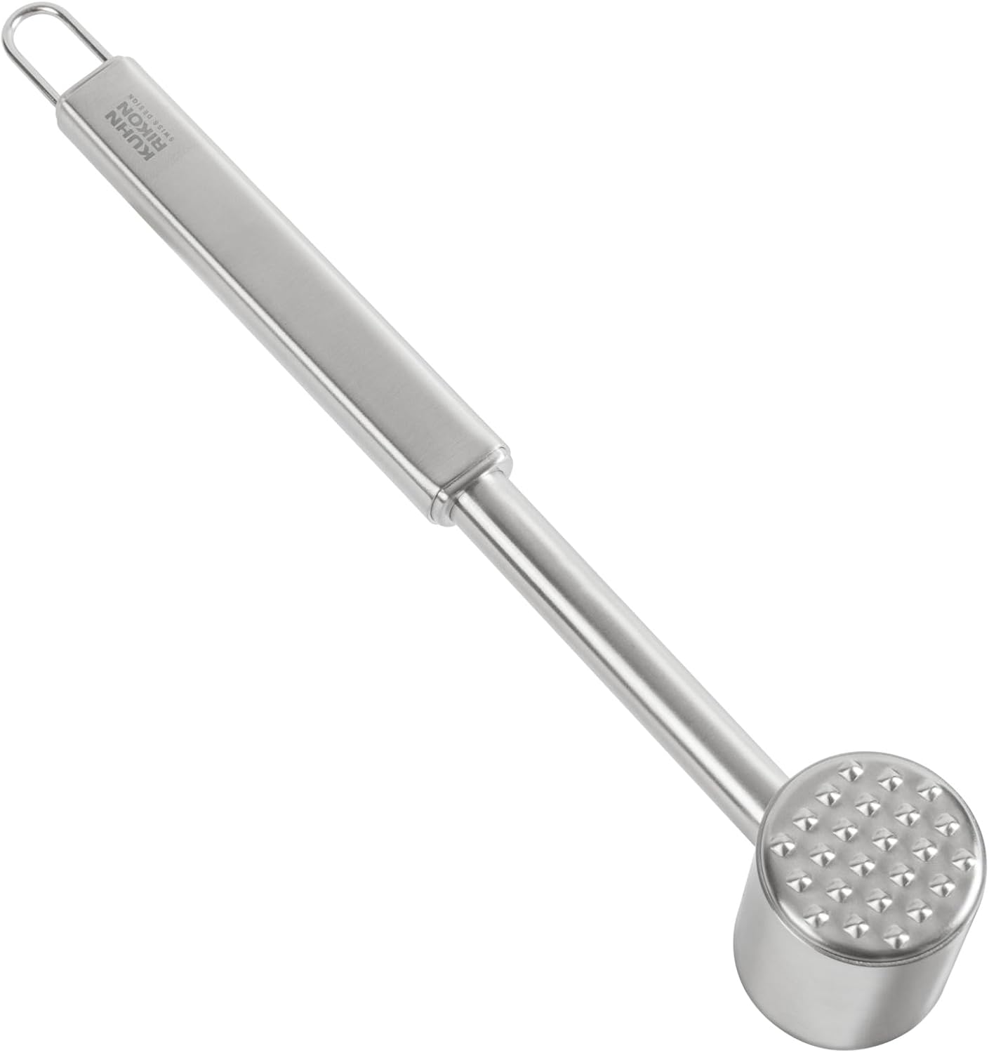 Kuhn Rikon Essential Swivel Peeler – Stainless Steel Swivel Blade for Effortless Fruit & Vegetable Peeling – Tip for Spot Removal