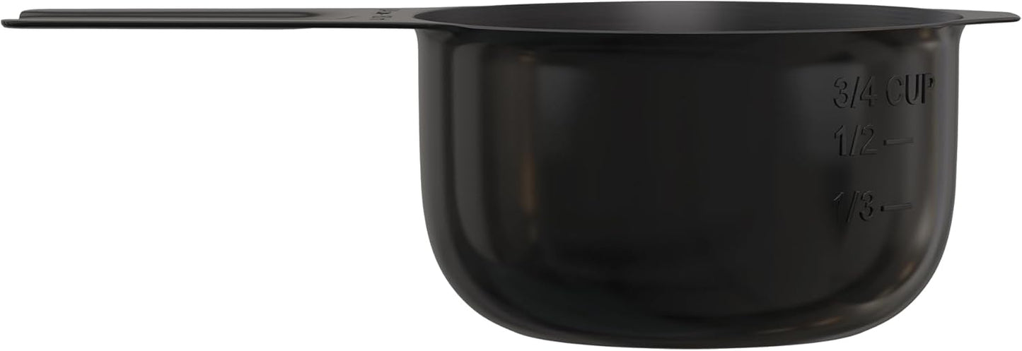 Color Up 2 Cup Measuring Cup, 480ml Stainless Steel Metal, Easy-Pour Spouts, Engraved Markings, Flat Base, Dishwasher Safe, for Dry and Liquid Ingredients