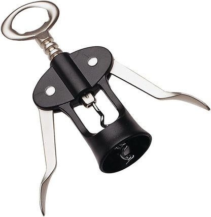 Rocky Mountain Goods Winged Corkscrew Wine Opener with Bottle Opener – Ergonomic Stainless Steel Design – Foil Cutter, Sharp Corkscrew for Effortless Wine Bottle Opening - Dishwasher Safe