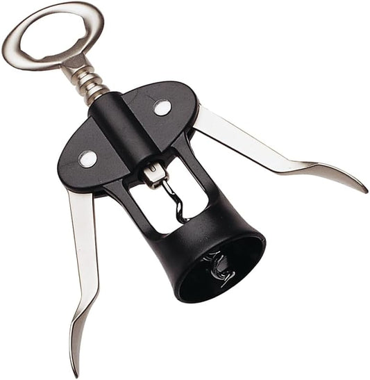 Rocky Mountain Goods Winged Corkscrew Wine Opener with Bottle Opener – Ergonomic Stainless Steel Design – Foil Cutter, Sharp Corkscrew for Effortless Wine Bottle Opening - Dishwasher Safe