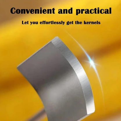 Corn Peeler Stainless Steel Corn Cob Stripping Tool with Hook Long Handle Corn on the Cob Remover Corn Thresher from the Cob Removes Corn Kernels from Corn Cobs In Seconds, Kitchen Gadget
