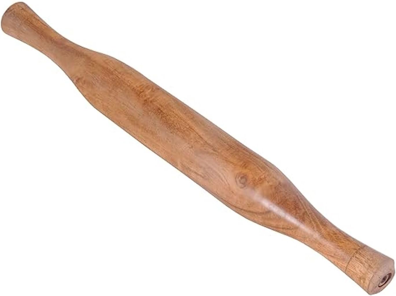 Natural Wooden Non-Stick Rolling Pin for Baking – Perfect for Pie, Cookies,Fondant, PIzza, Pastry Dumpling & Roti-Poori | Classic Belan for Dough Rolling |14 Inches