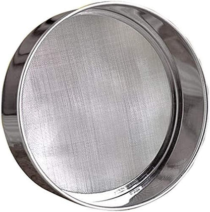LOVEDAY 6 Inch Stainless Steel Round Flour Sieve with 40 Mesh (18/8 Steel)