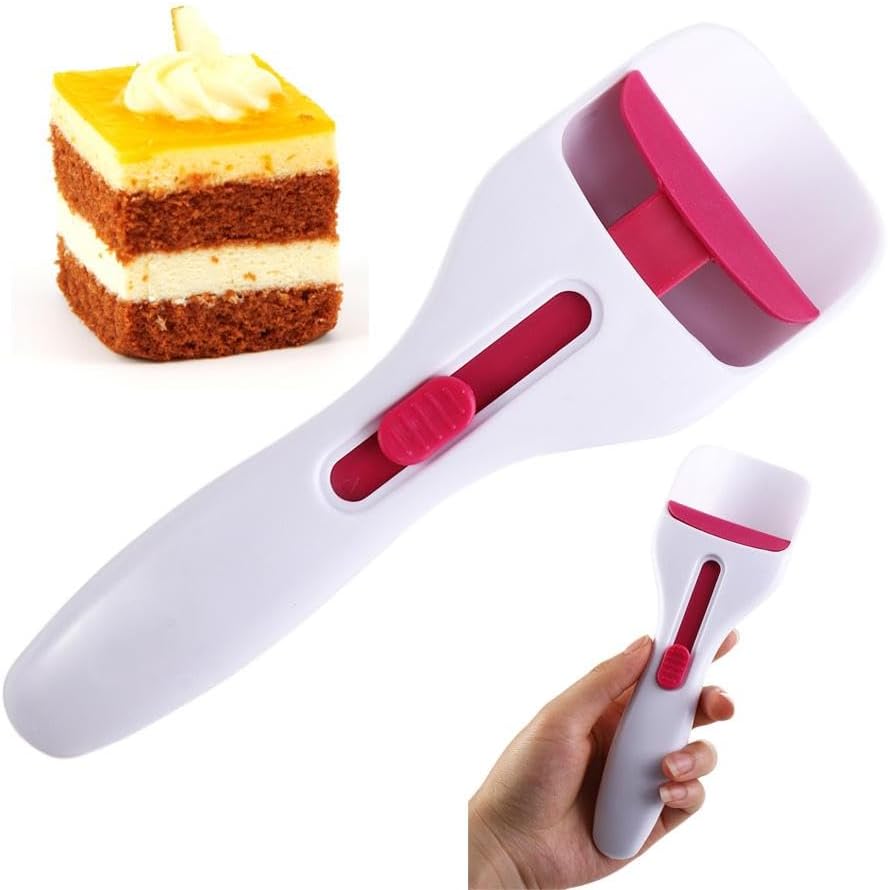2PCS Cake Batter Scoop Chocolate Measuring Spoon DIY Cupcake Batter Scoop Home Batter Dispenser Baking Tool
