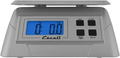 Escali Alimento 136DK Digital Kitchen Scale, Elite Food Measuring to The Gram with Removable Stainless Steel Platform and LCD Display, Baking and Cooking Made Simple