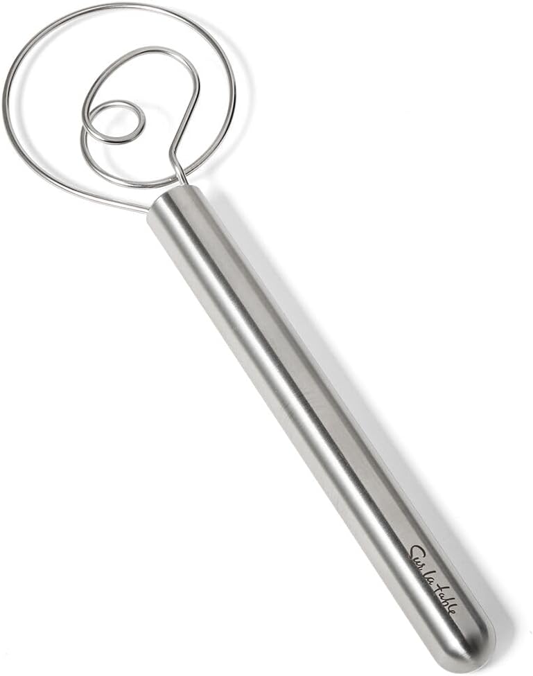 Sur La Table Stainless Steel Dough Whisk, Silver
