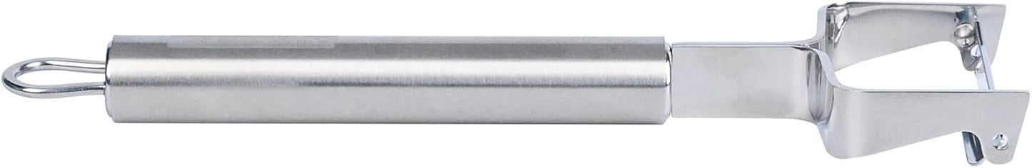 Restaurantware-German Standard 7.4 Inch Potato Peeler With Potato Eye Remover, 1 Swivel Vegetable Peeler - Sharp Blade, Ergonomic Handle, Stainless Steel, Dishwashable, For Carrot, Or, More