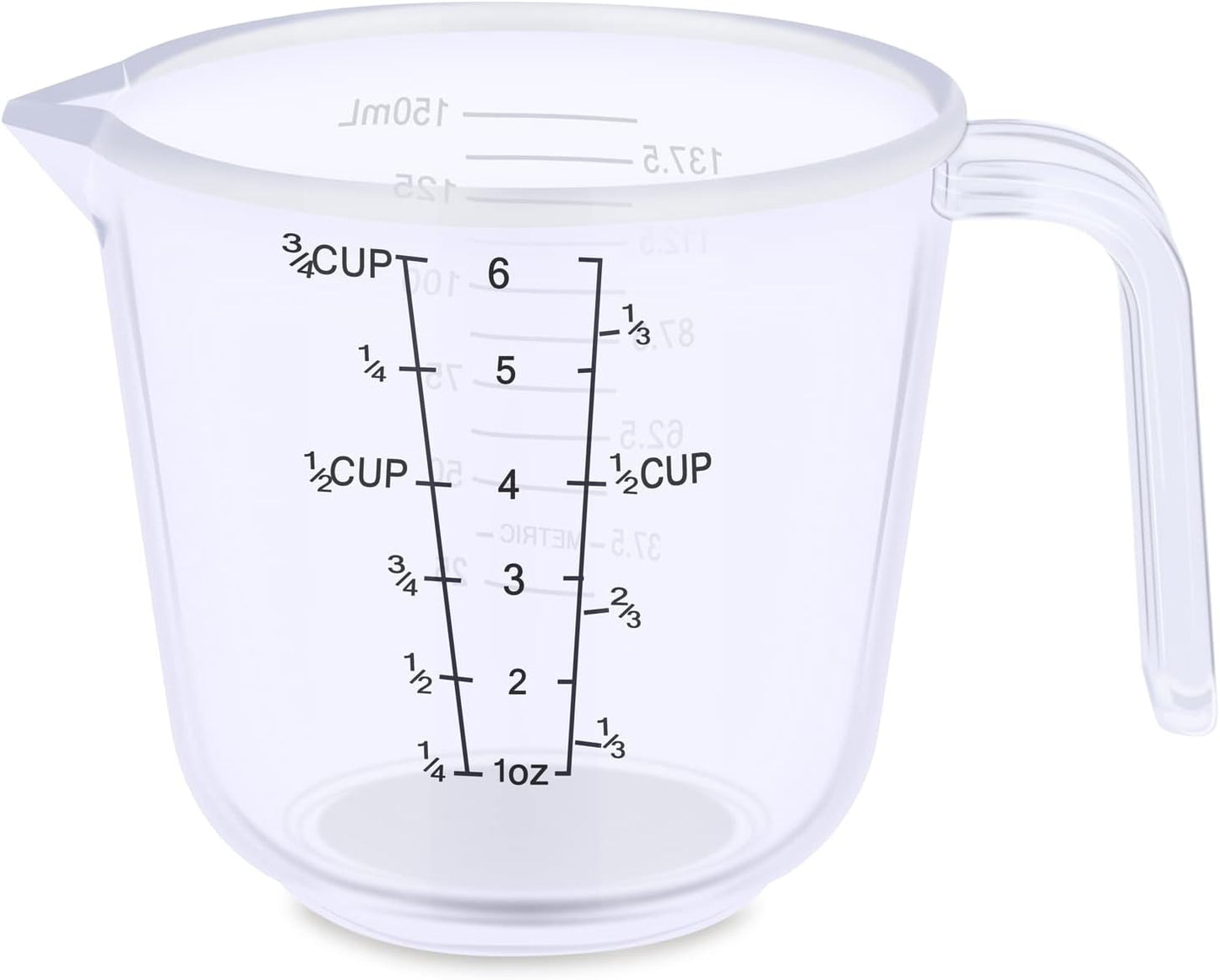 DOTINGHUX Measuring Cup, 1 ½ Cup, Clear